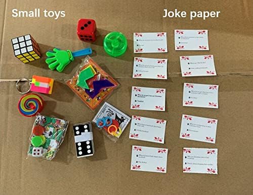 10 Inch Christmas Party Favor Pack of 6 with Hat Joke Toy
