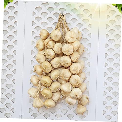 2Pcs Lifelike Garlic Strings Wall Hanging Decor