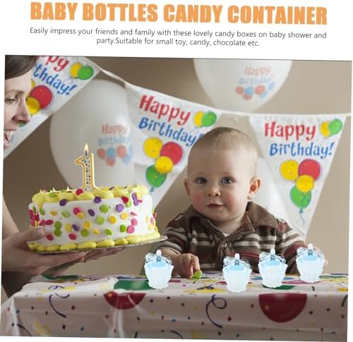 12pcs Bottle Shaped Candy Boxes for Shower Favors and Party Treats