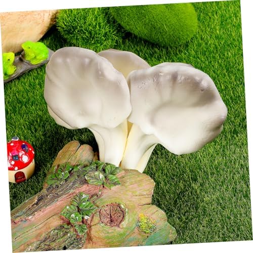 Realistic Fake Straw Mushroom Decor Wall Art