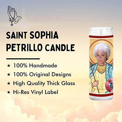 Sophia Celebrity Glass Jar Candle Handmade Soy Wax