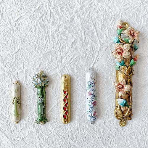49 Inches Hand Painted Mezuzah with Scroll