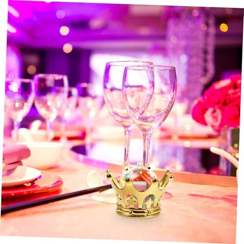 12pcs Electroplated Gold Silver Candy Box Princess Party Favor Wedding Favors