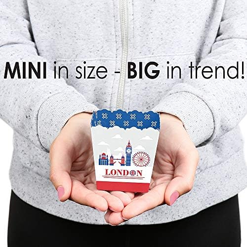 Big Dot of Happiness Cheerio London Party Favor Boxes Set of 12
