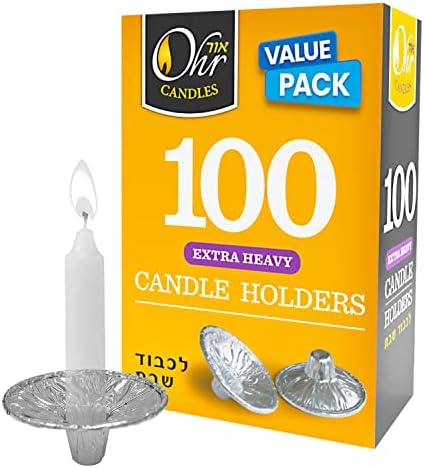 Ohr Candles Extra Heavy Drip Cup Holder 100 Pack