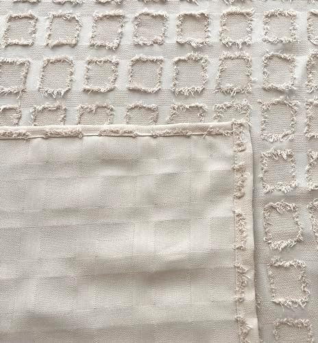 GOHD Plaids Boho Clipped Yarn Swag Valance