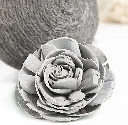 Grey Rose Vase and Bowl Fillers Home Decor