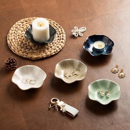 BEUNAIZER Candle Holder for Pillar Candles White