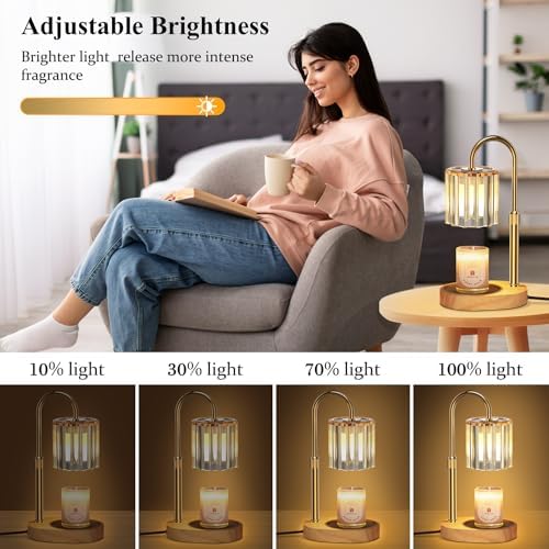 Lukasa Candle Warmer Lamp with Timer and Dimmer