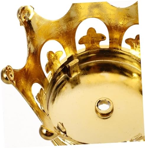 Wakauto 12pcs Gold Silver Wedding Candy Box Fillable Crown Dome