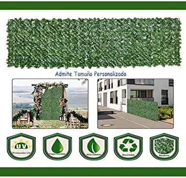Artificial Ivy Privacy Wall 1x25m Greenery Decor Screen