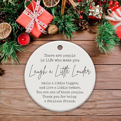 Ceramic Friendship Ornaments for Women
