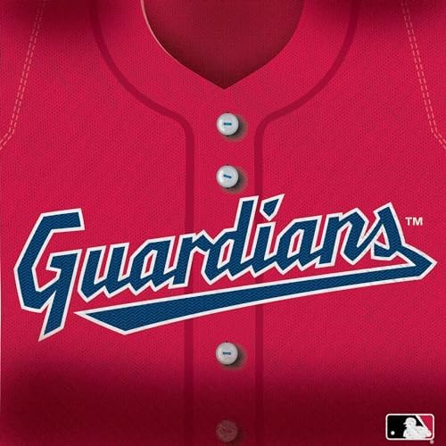 Premium Red Cleveland Guardians Luncheon Napkins 65x65 Pack of 36