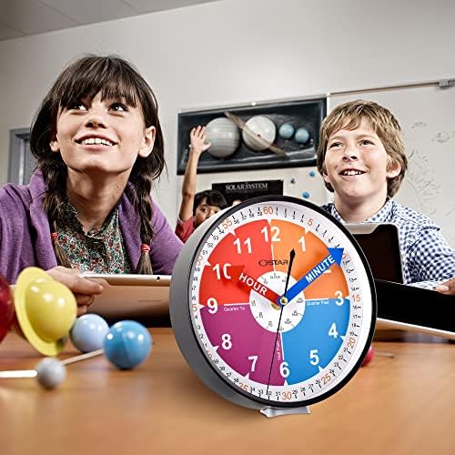 OSTAR Telling Time Teaching Wall Clock Waterproof Bathroom Shower Clock 1