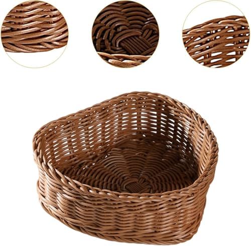 Heart Shaped Woven Basket for Valentine Wedding Party