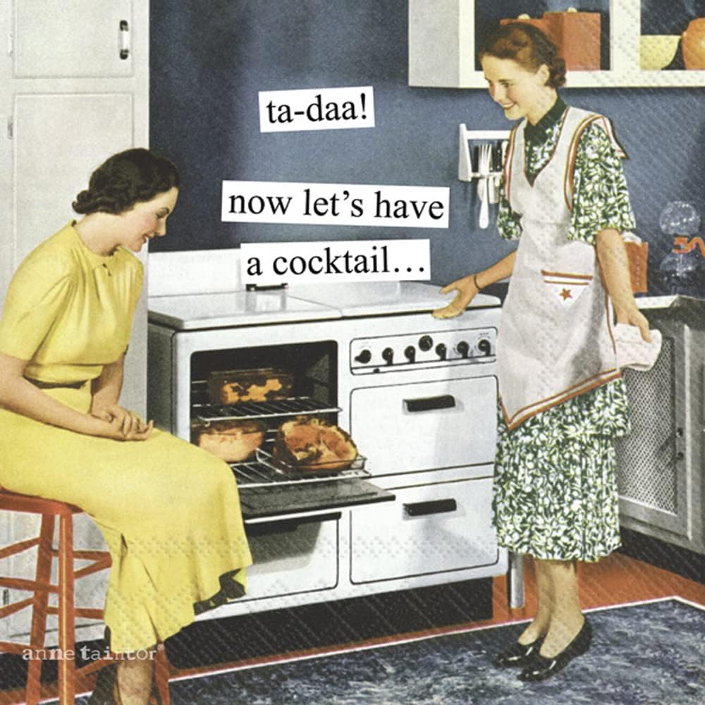 IHR Ideal Home Retro Cocktail Napkins 20 Count