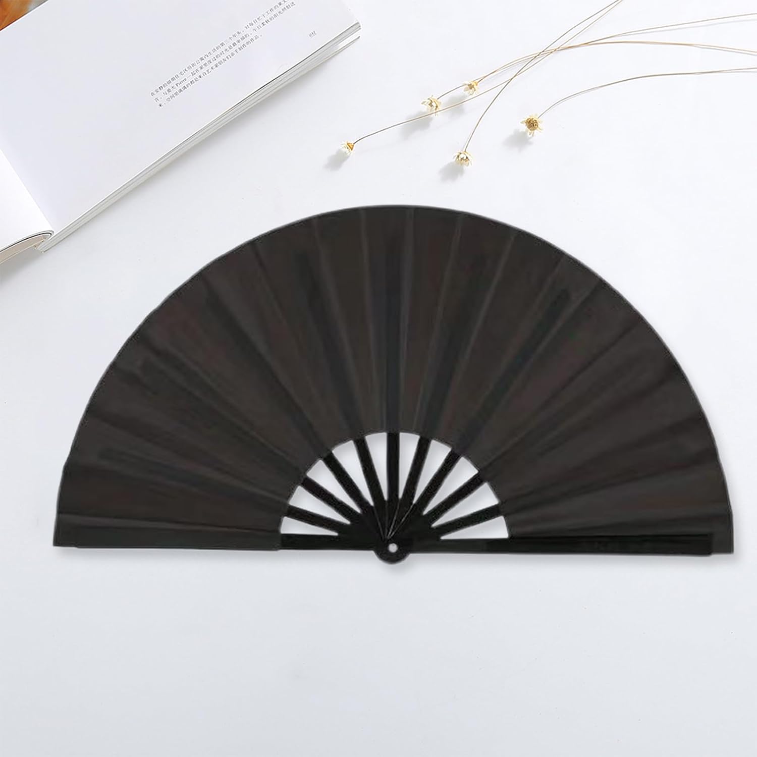2 Pcs Boots on The Ground Hand Fan for All Ages