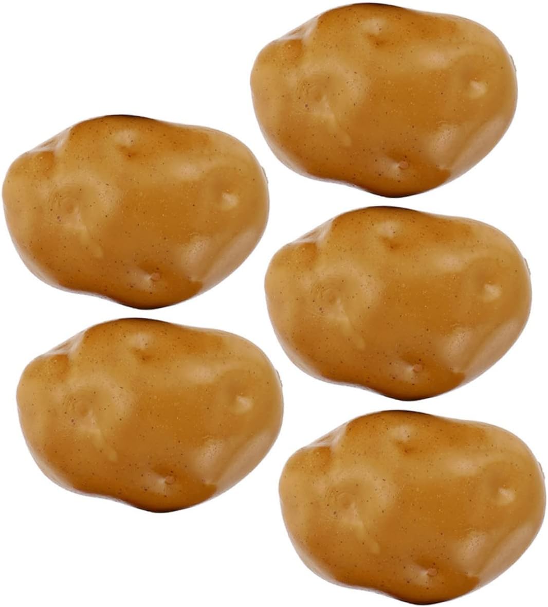 MAGICLULU 5pcs Lifelike Foam Potato Models for Kitchen Decor