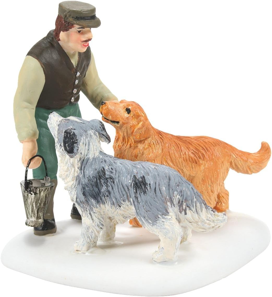 Department 56 Porcelain Figurine Mans Best Friends