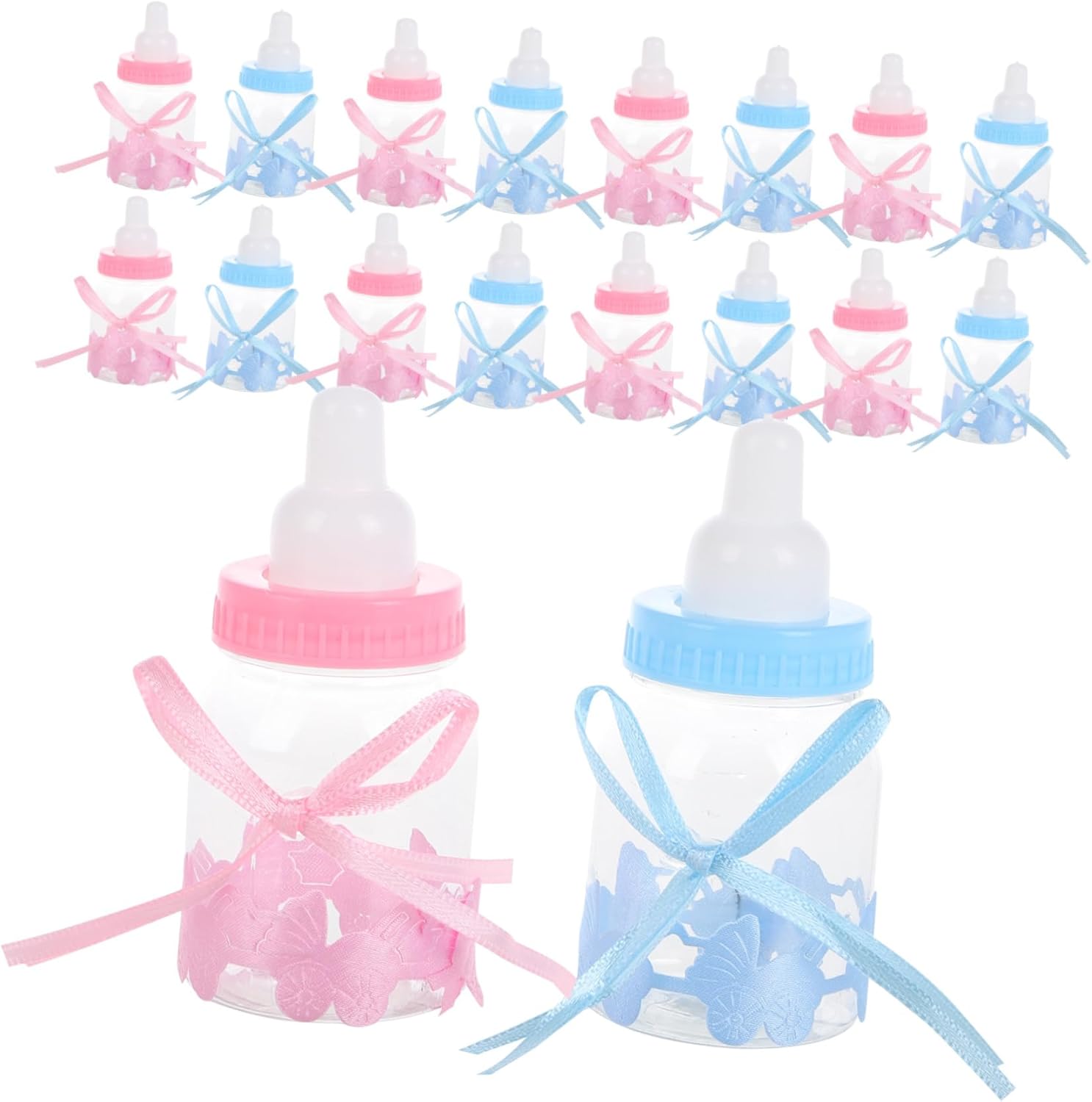 24Pcs Baby Bottle Candy Box Shower Party Favors