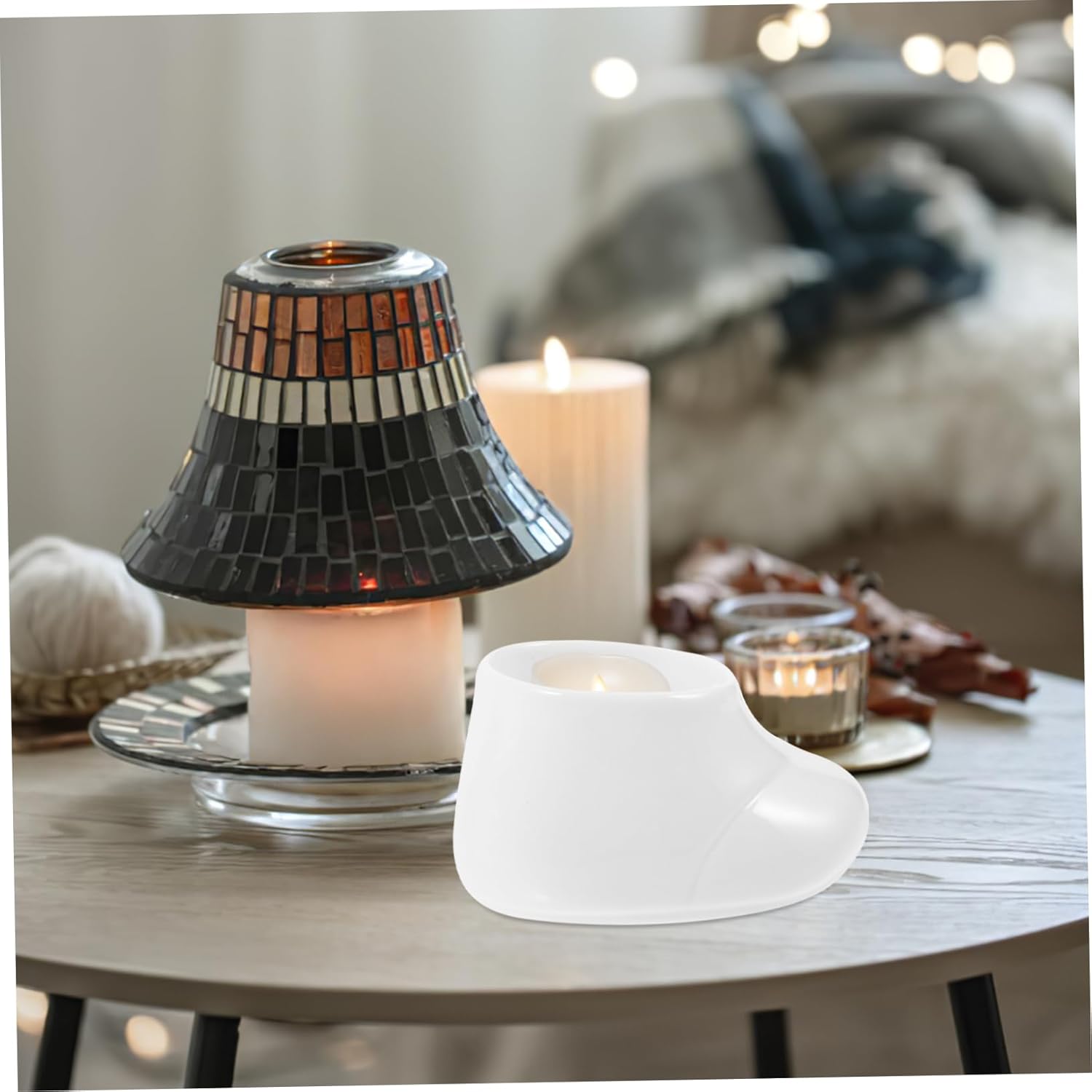 Stobaza Christmas Candle Holder Boots Shaped Ornament