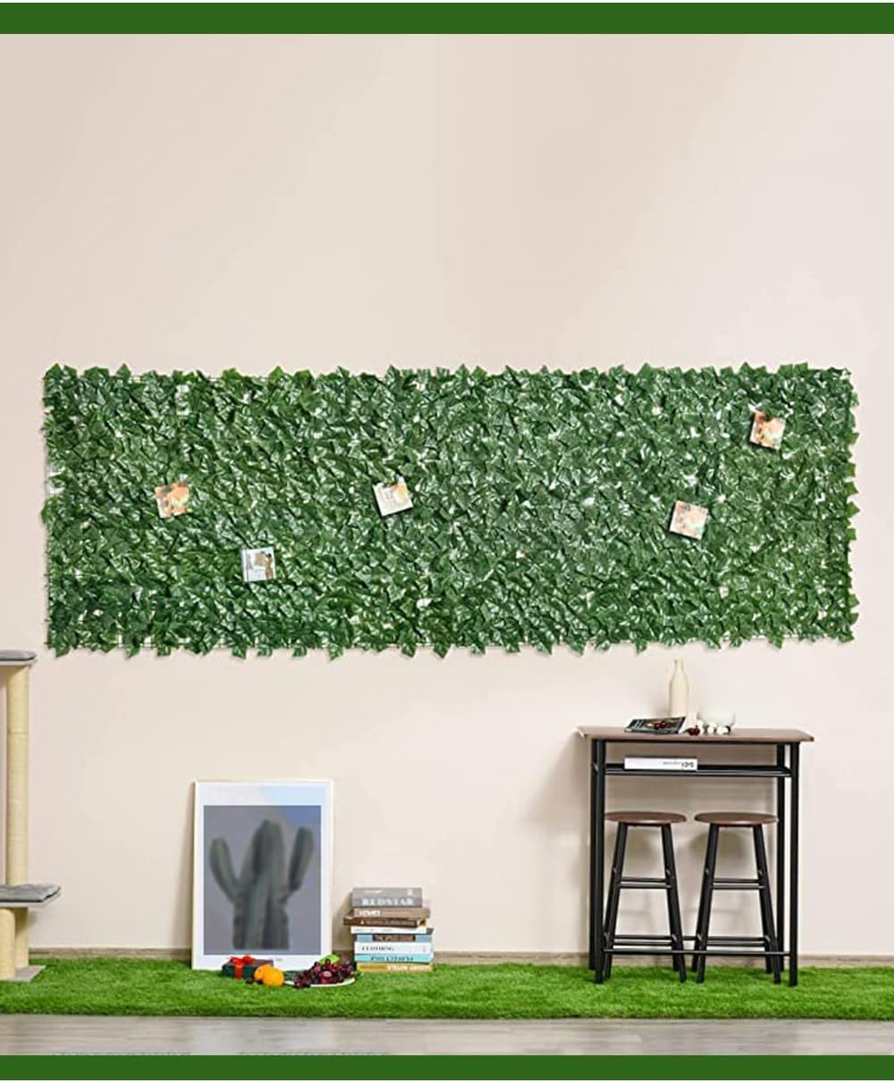 Artificial Ivy Privacy Wall 1x25m Greenery Decor Screen