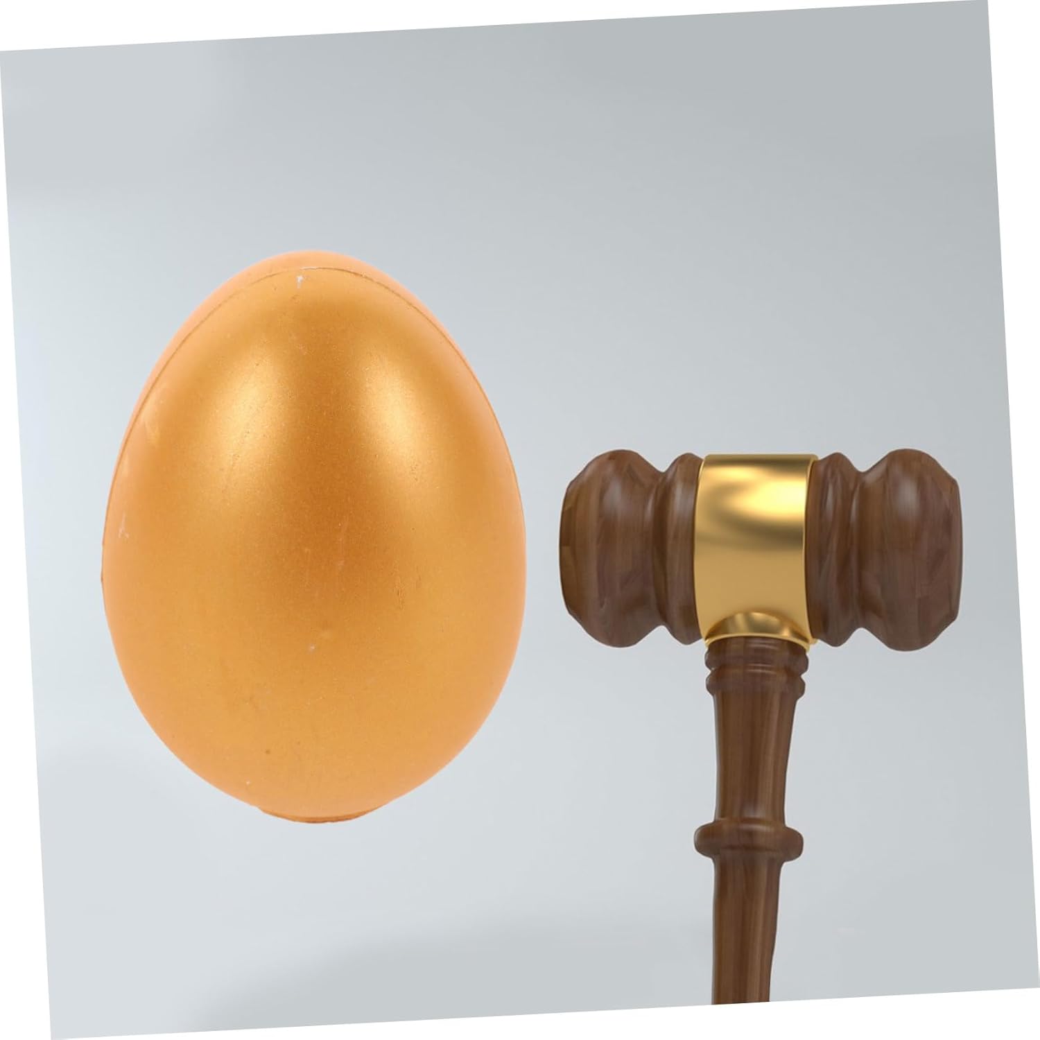 Garneck 6pcs Golden Egg Party Favors for Easter and Weddings