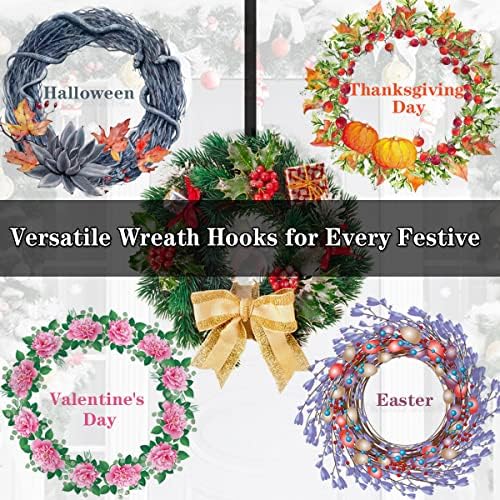 Osgow 15 Inch Wreath Hanger Steel 20lb Heavy Duty