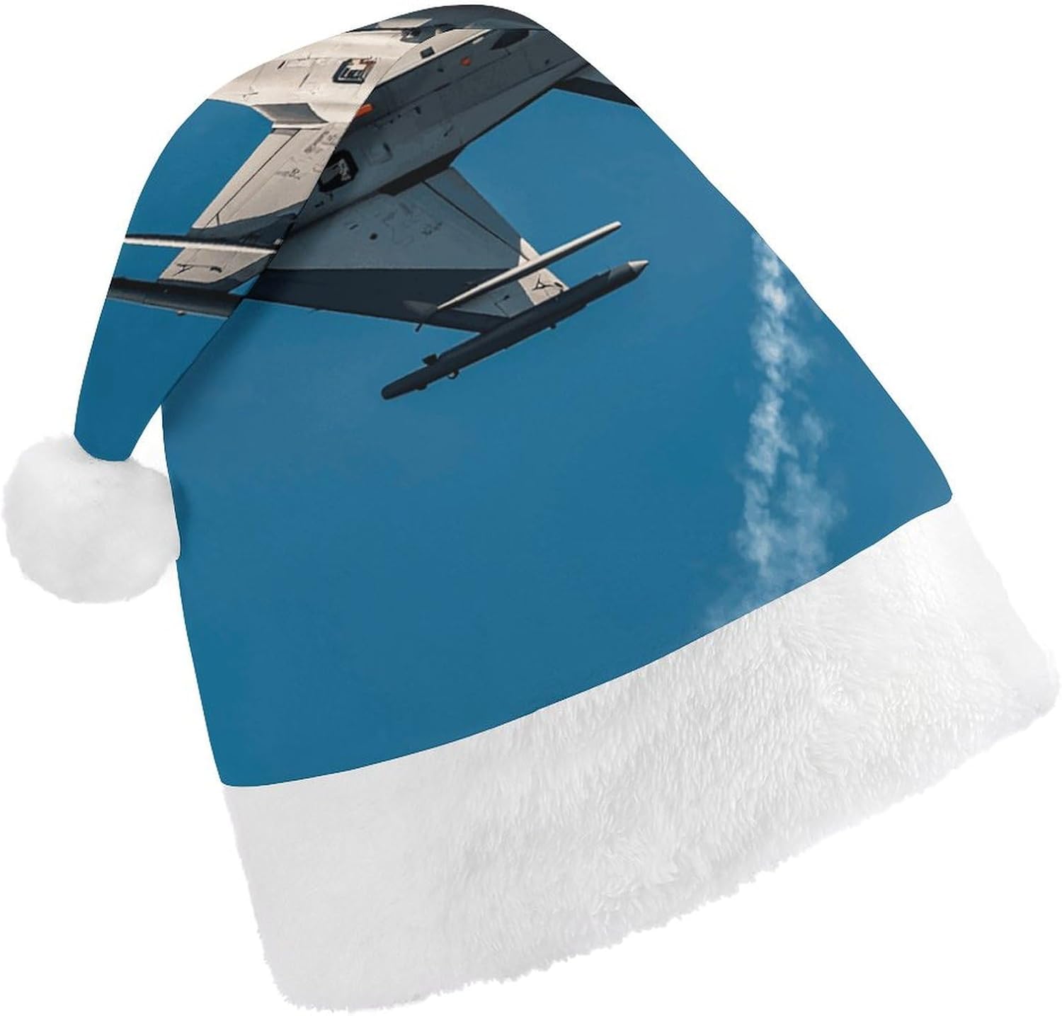 Santa Hat Jet Fighter Christmas Party Headwear