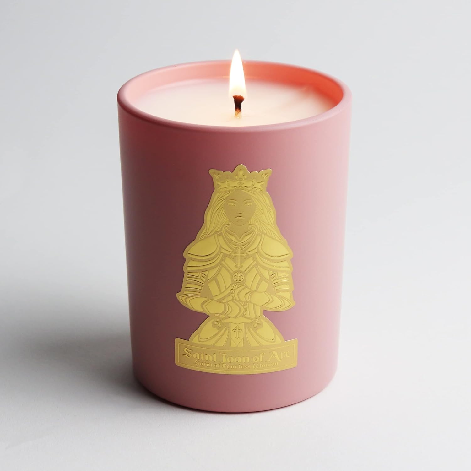 SAINT Joan of Arc Scented Candle with Prayer Coin