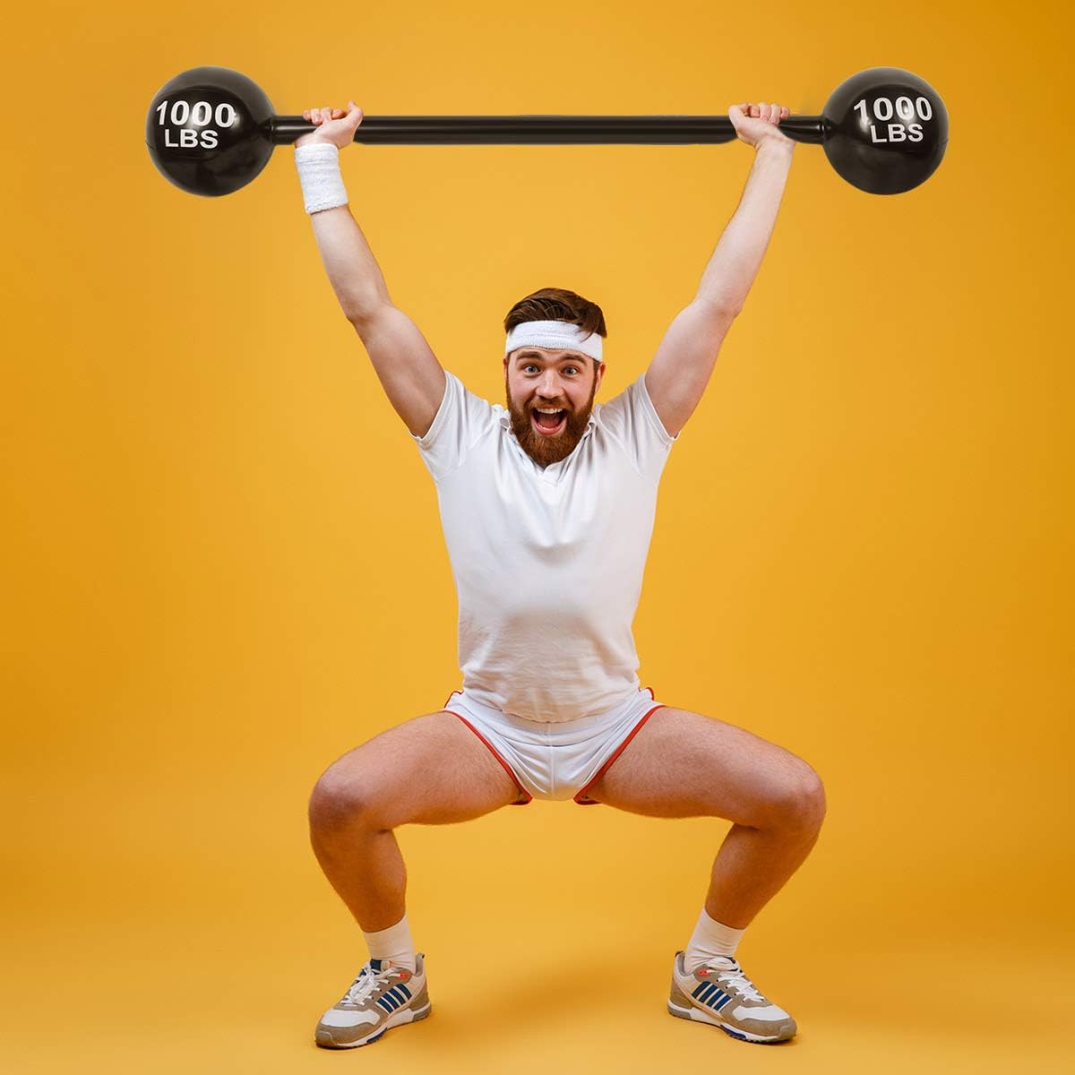 4PCS Giant Inflatable Dumbbell Barbell for Party Decorations