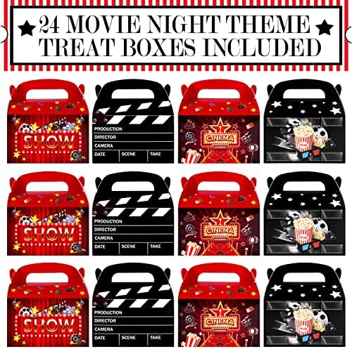 24 Pcs Movie Party Favors - Treat Boxes for Movie Night