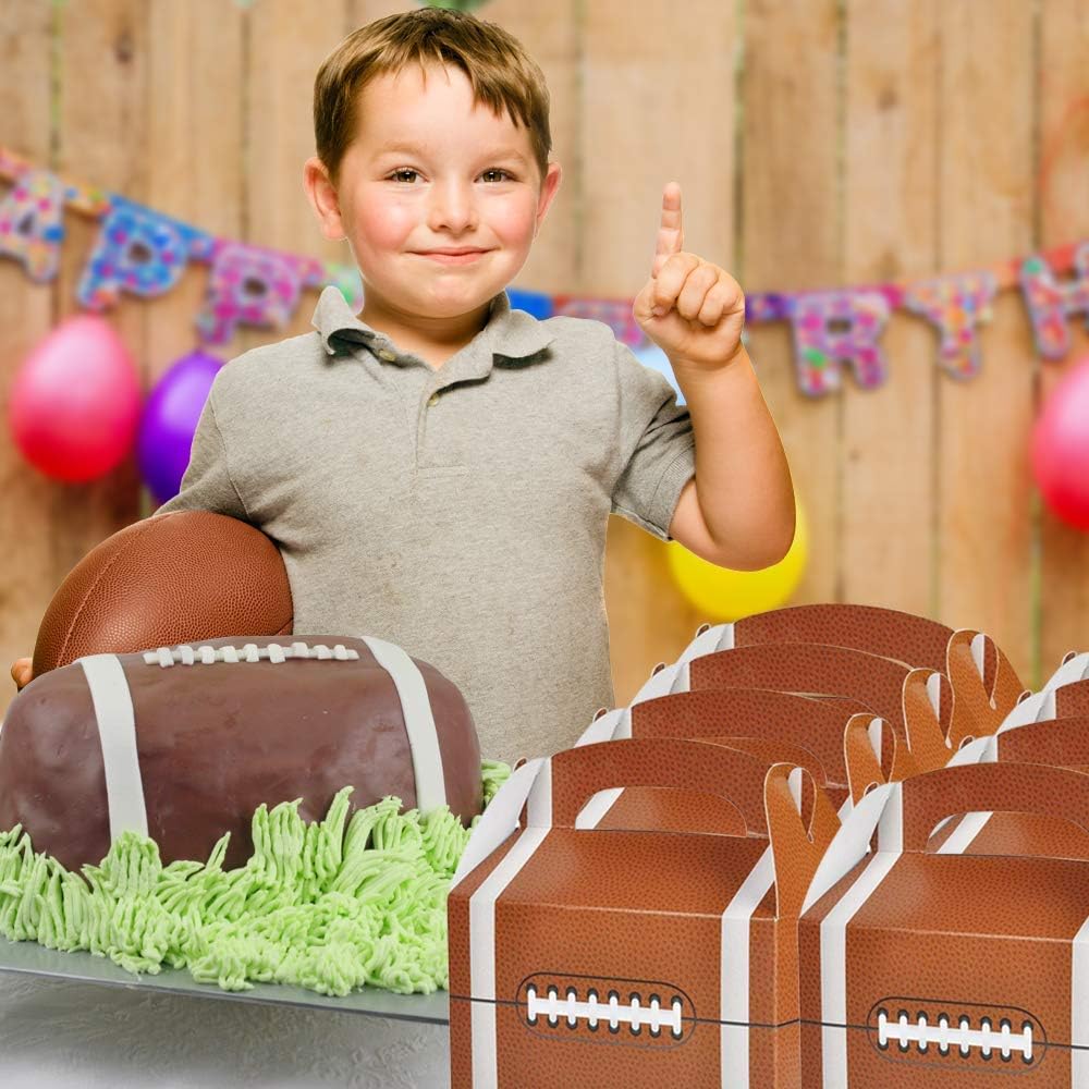 ArtCreativity Football Treat Boxes Pack of 12