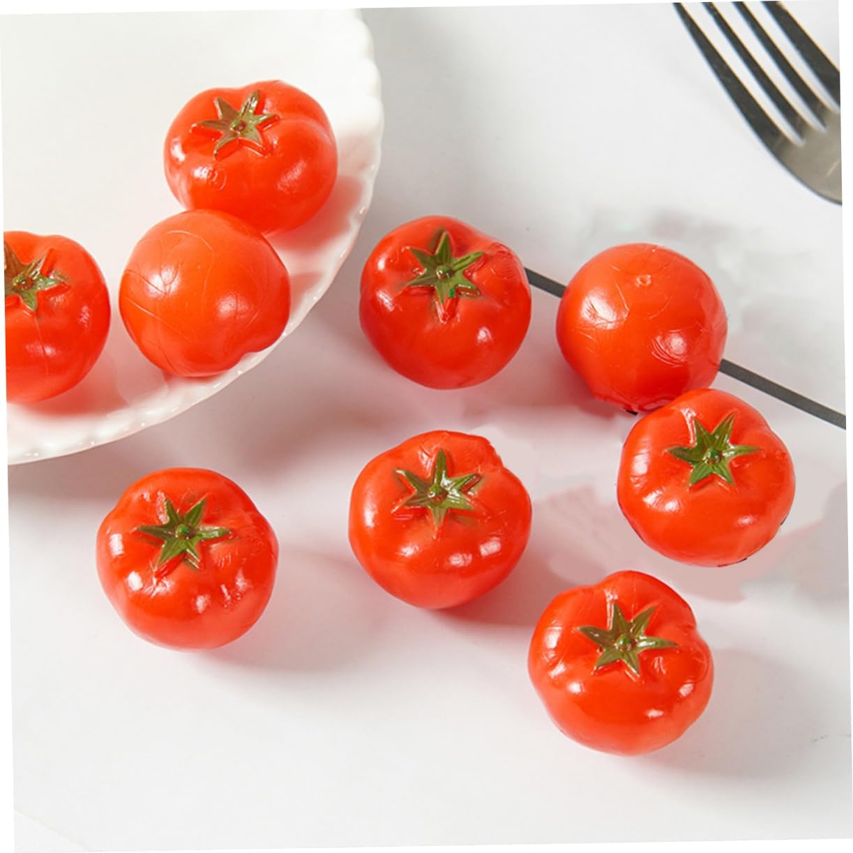 PRETYZOOM 6pcs Realistic Artificial Tomato Props