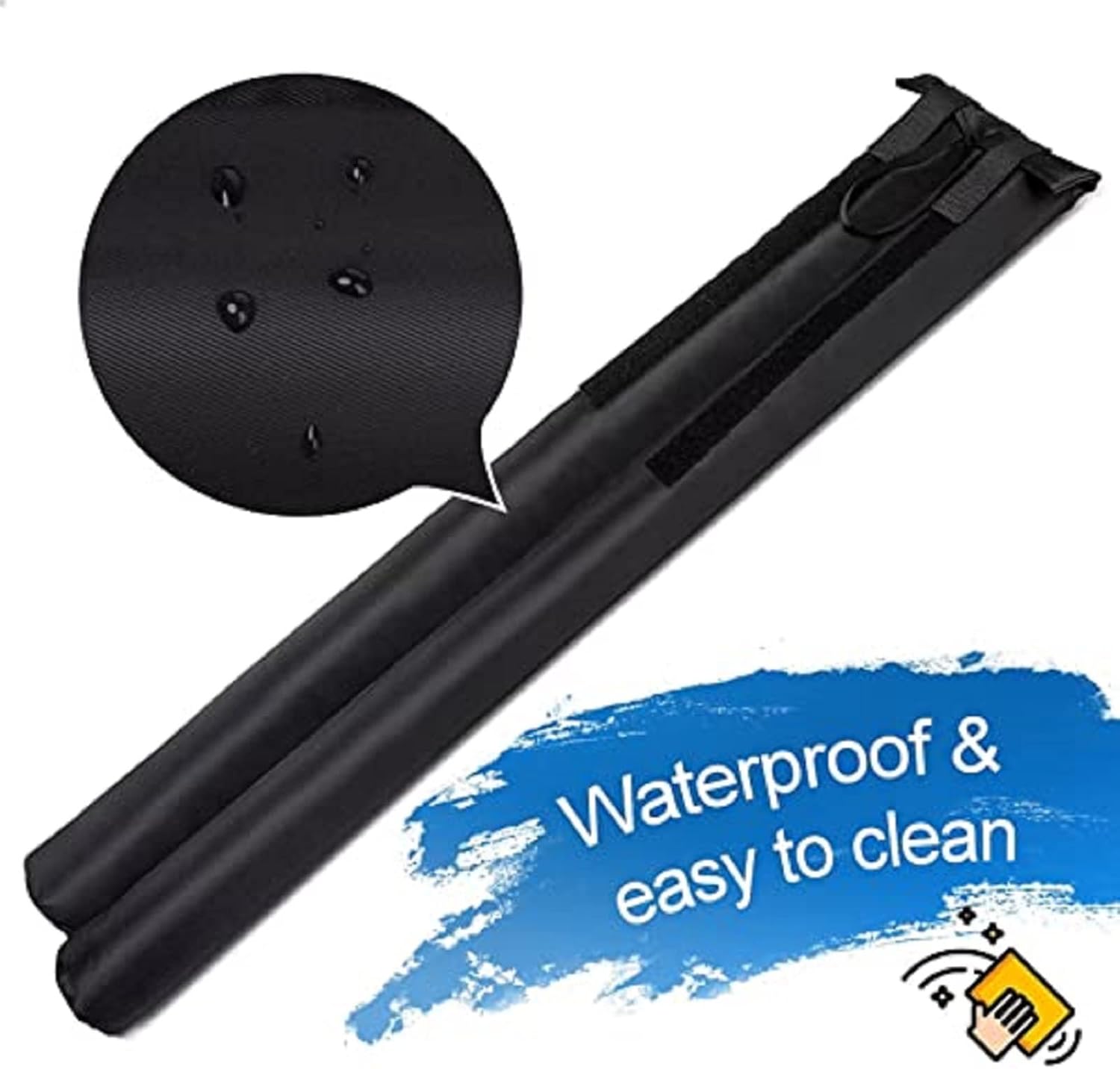 MAXTID Large Door Draft Stopper 36 Black