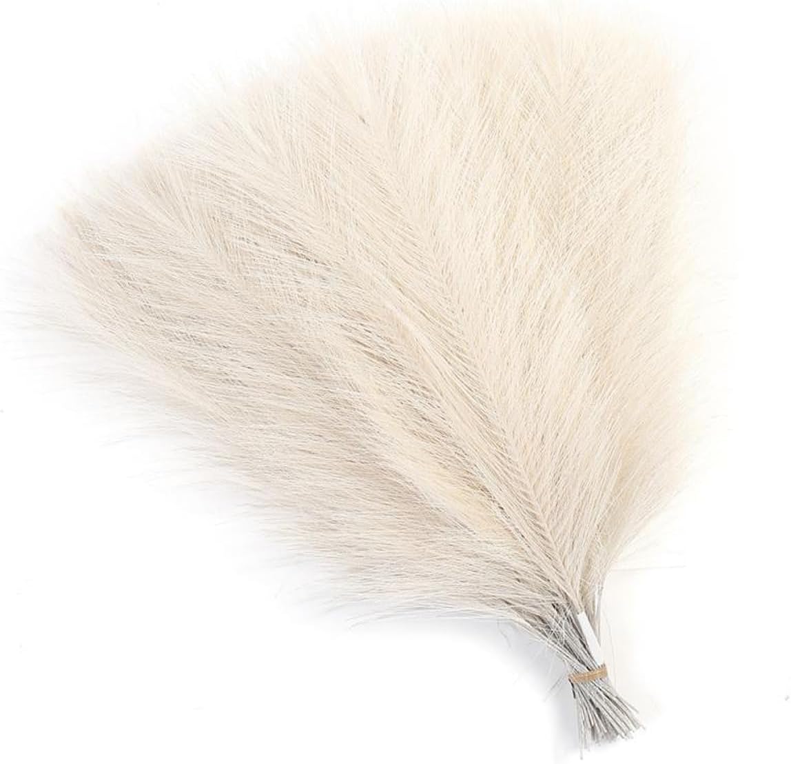 Zhiheng 20 Pack Artificial Pampas Grass Ivory