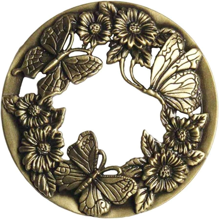 Candle Topper Shade Jar Lid Sleeves for Jar Candles - Butterfly Flower Design