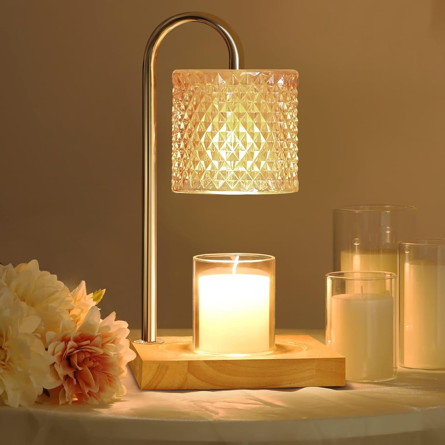 TigQiang Candle Warmer Lamp with Timer and Dimmer