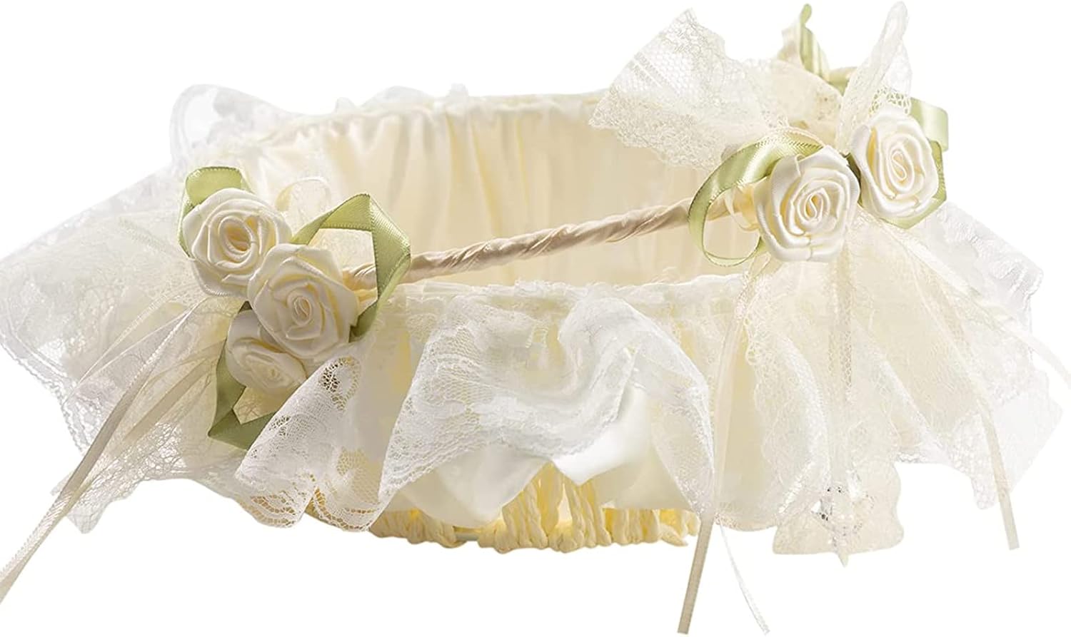 Lvory Large Flower Girl Baskets for Weddings