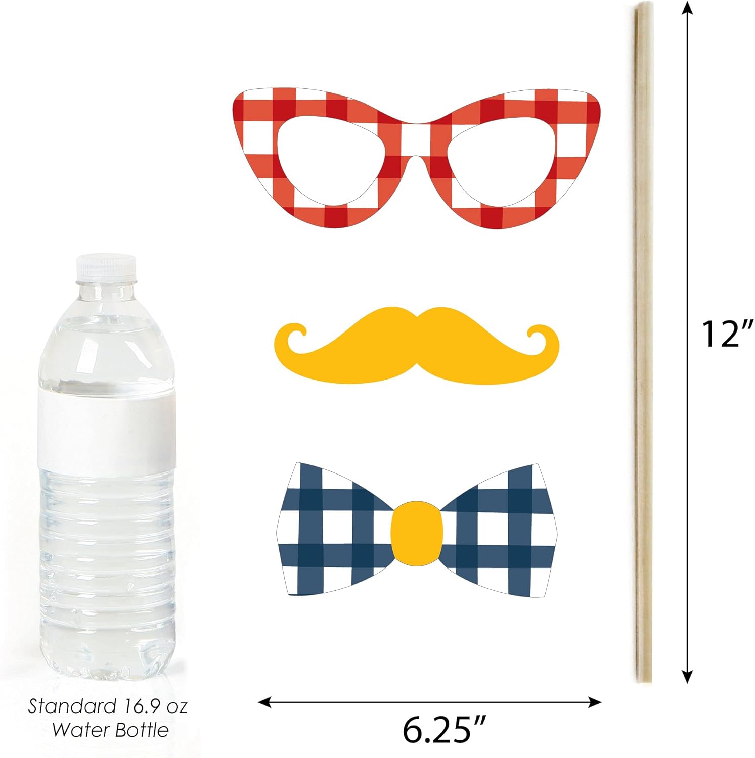 Fire Up the Grill Photo Booth Props Kit - 20 Count