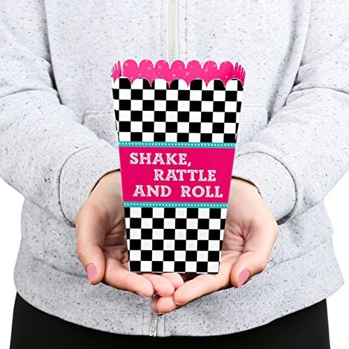 50s Sock Hop Popcorn Treat Boxes Set of 12