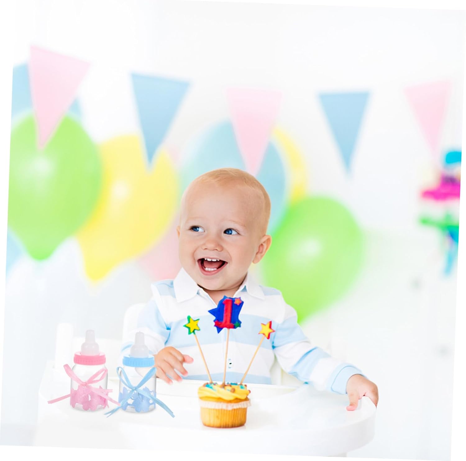 24Pcs Baby Bottle Candy Box Shower Party Favors