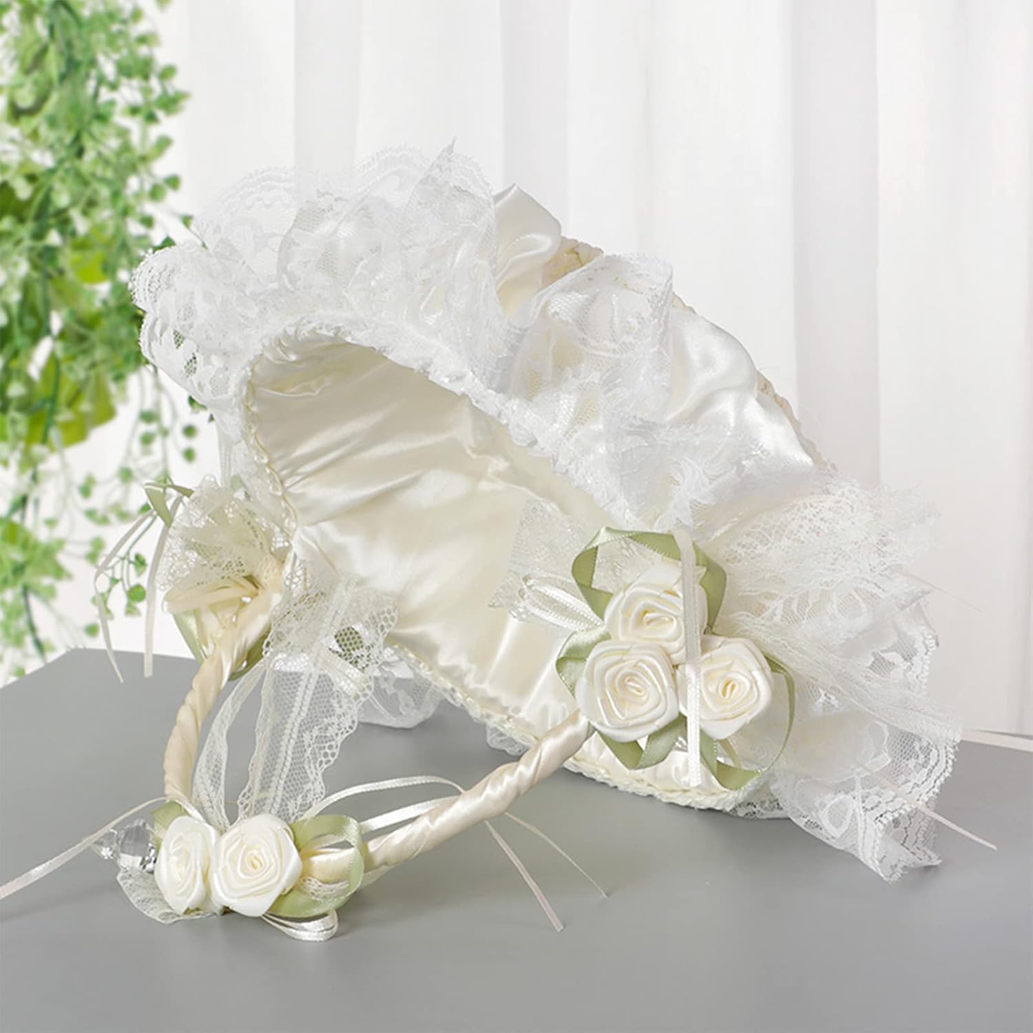 Lvory Large Flower Girl Baskets for Weddings