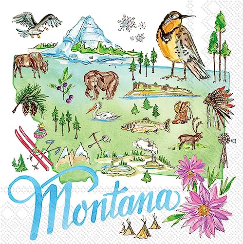 Ihr Ideal Home Range Cocktail Napkins Montana 20-Count