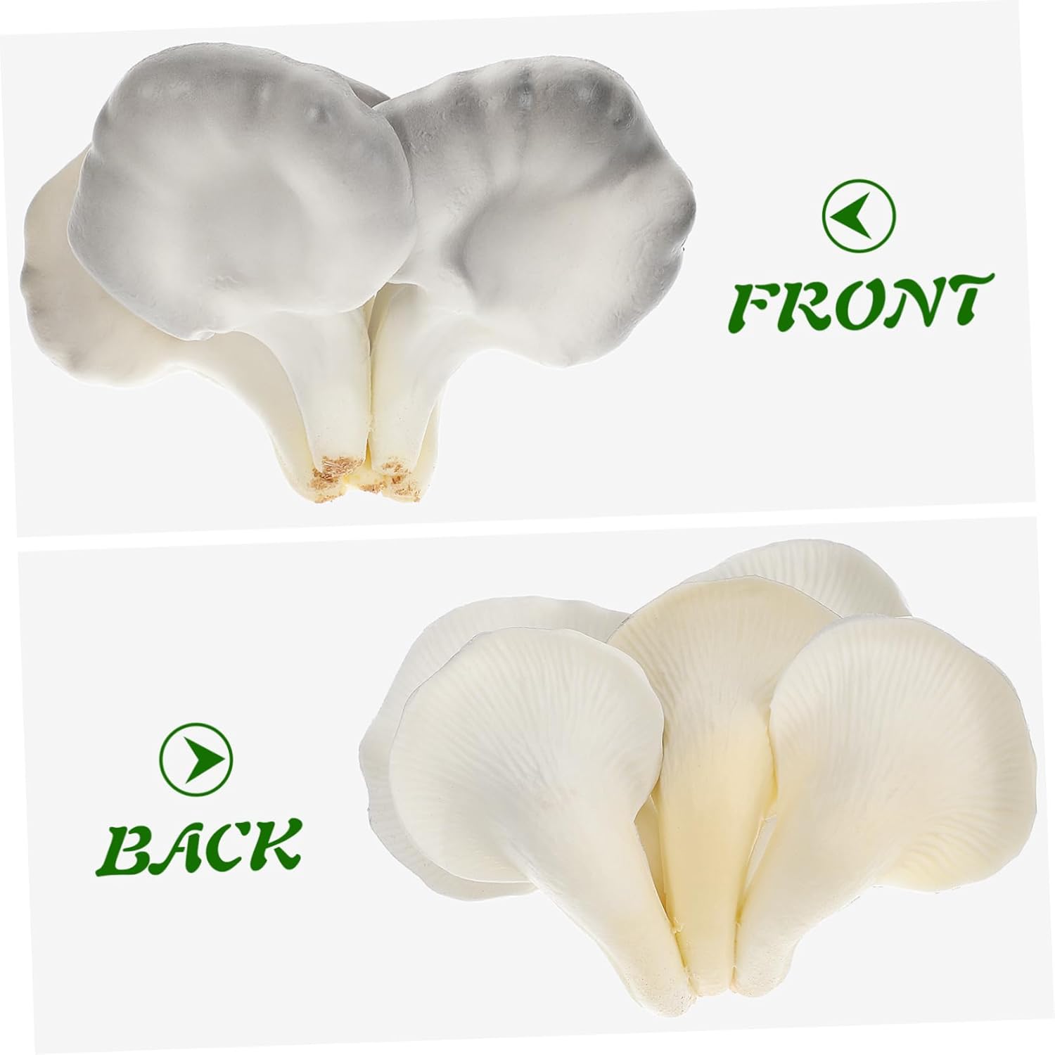 Ciieeo Realistic Faux Straw Mushroom Decor Prop