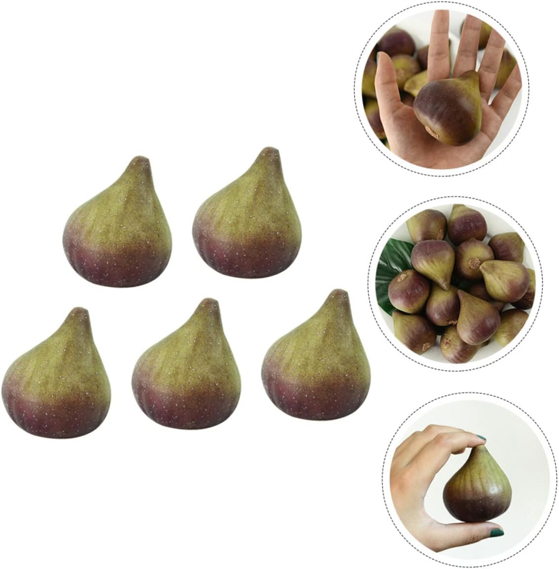 Ciieeo 5Pcs Creative Simulation Fig Models for Home Decoration