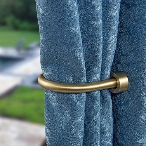 Mayrhyme Premium Curtain Holdback Set of 2 Brass
