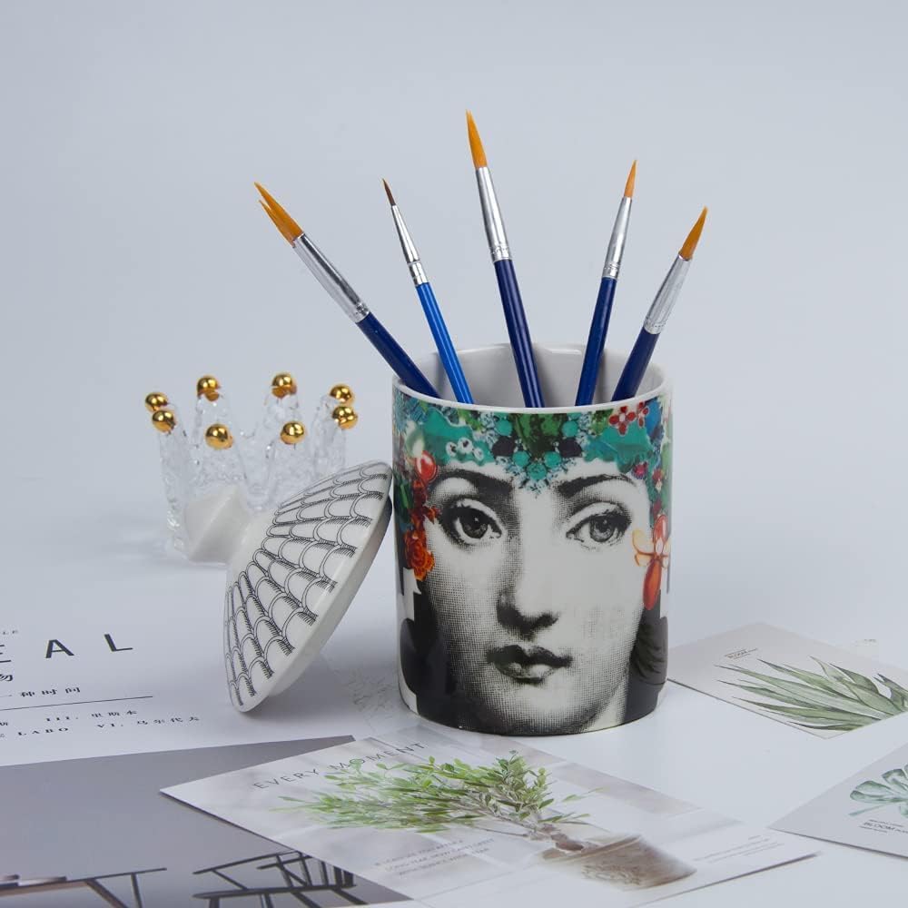 Lina Cavalieri Ceramic Aromatherapy Candle Jar