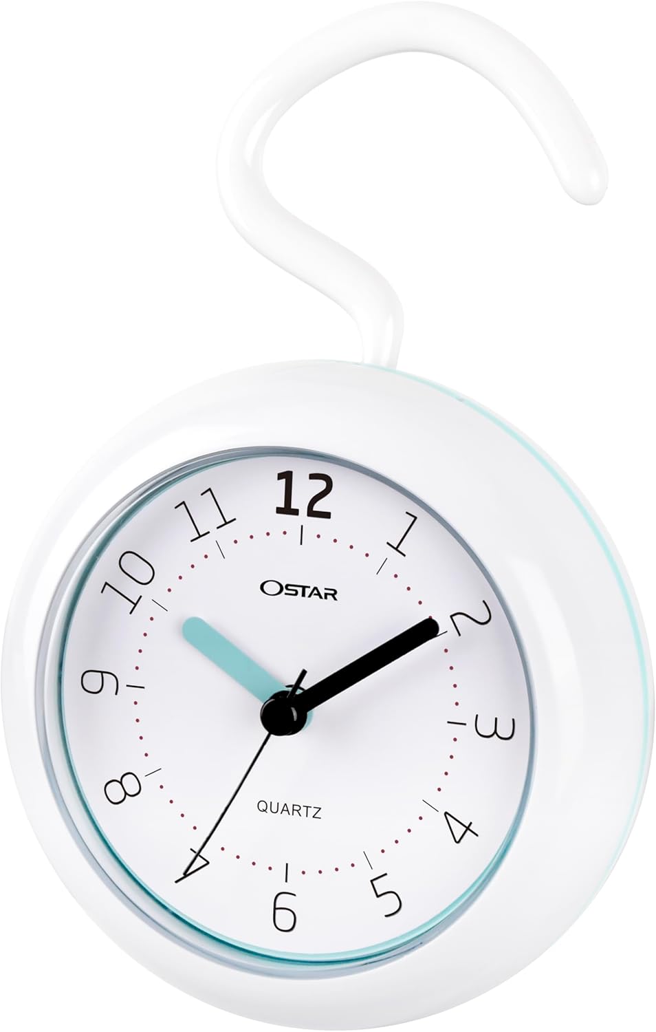 OSTAR Telling Time Teaching Wall Clock Waterproof Bathroom Shower Clock 1