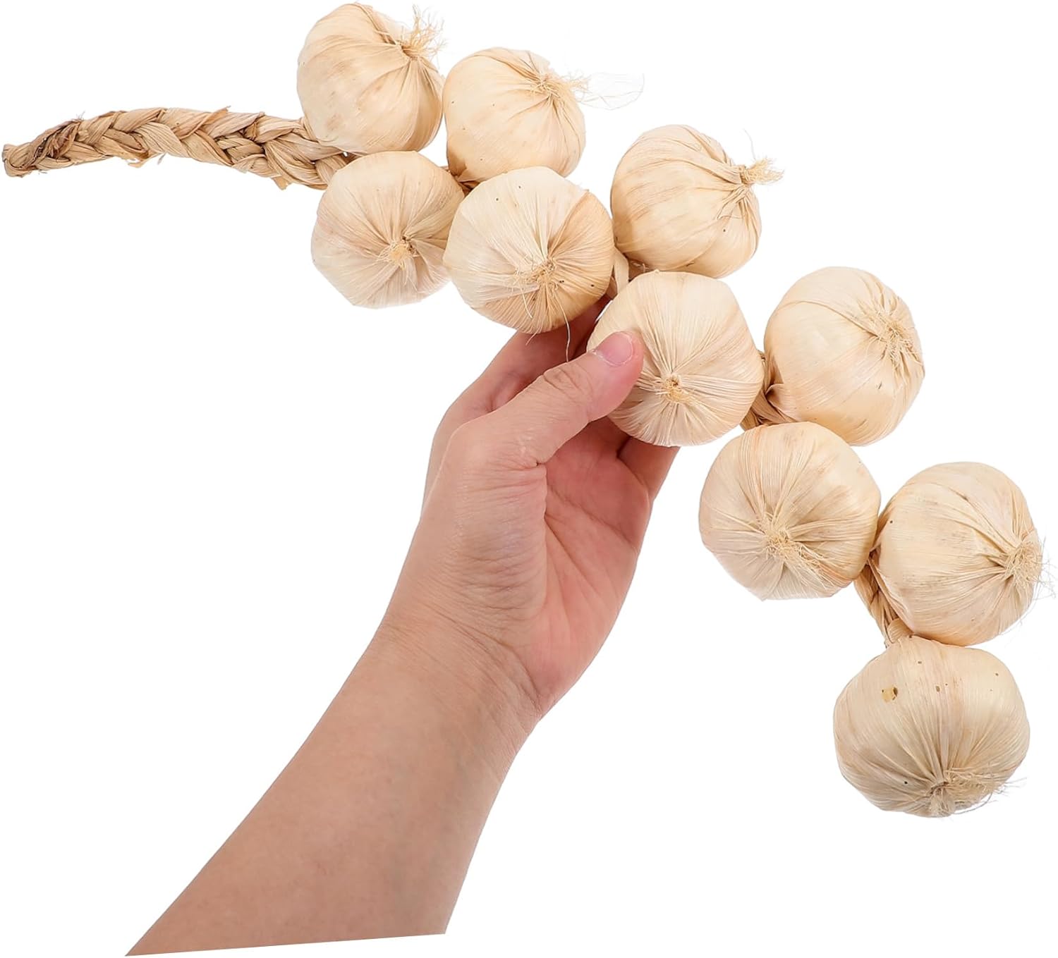 Cabilock 3Pcs Artificial Garlic Strings Kitchen Decor